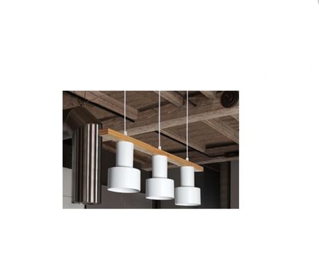 Lampara Colgante Moderna 3 Luces Tune E27 220V Blanco