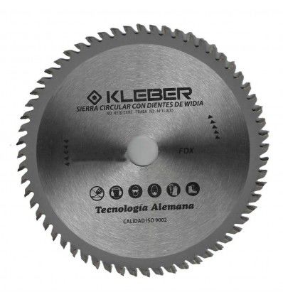 Sierra circular widia 178mm 60 dientes Kleber FOX10475