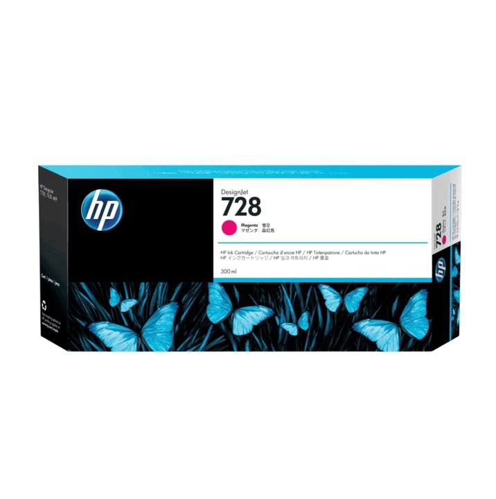 Cartucho F9K16A HP 728 300-ml Magenta Ink Cartridge - Vista 1