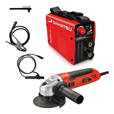 Combo Soldadora Inverter Daihatsu S21-100M + Amoladora Angular 710W 115mm AA710