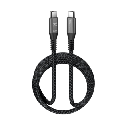 CABLE KLIPXTREME KX POWER GO 750  KX USB-C cable 240W 480mbps 6ft/3m BRAIDED (KAC-750-10FT)