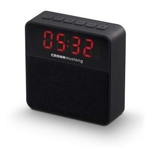 Radio Reloj Despertador con parlante bluetooth Crown Mustang WAKE BT