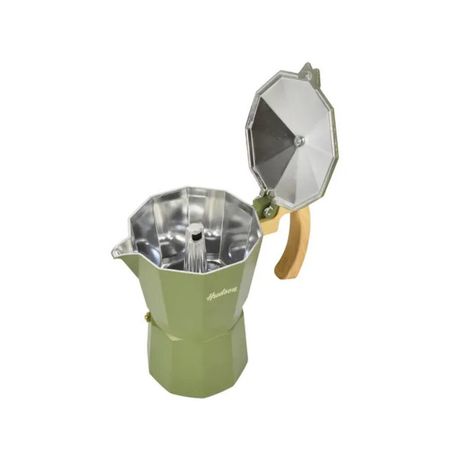 Cafetera Aluminio Olive Tipo Italiana 9 Tazas M021 Hudson