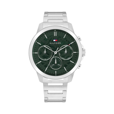 RELOJ ANALÓGICO TOMMY HILFIGER - PLATEADO CAJA ACERO INOX MALLA ACERO INOX (RTH0770)