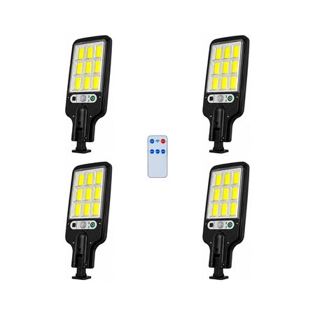 Pack X4 Reflector Solar Exterior Gadnic Con Sensor Y Control