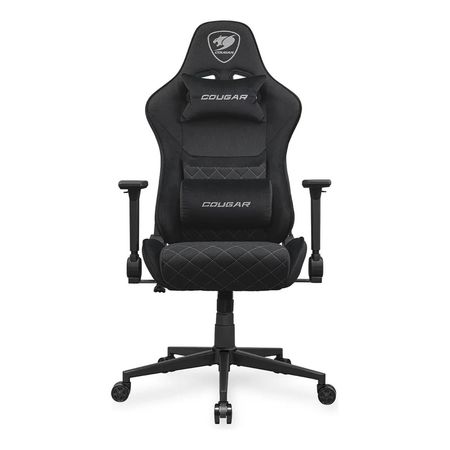 Silla Gamer Cougar Armor One V2 Simil Lino 120kg Black Negro