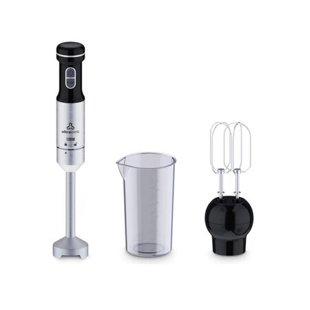 MIXER ULTRACOMB LM2550 LICUADORA DE MANO 1200 WTS 2 VELOCIDADES VASO ACERO INOX
