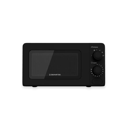 MICROONDAS DAIHATSU D-MW1/20MB 20 LITROS CONTROL MECANICO NEGRO