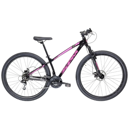 Bicicleta Zoom 2.1 R29" Negra Rosa Disc Mec Talle 17