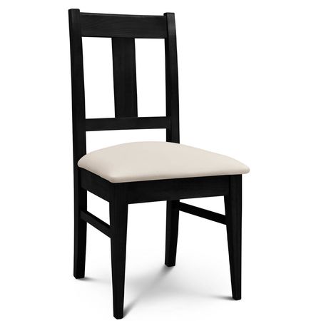 Silla de Comedor Euro lustre Wengue Tapizado Inka Natural Espacity