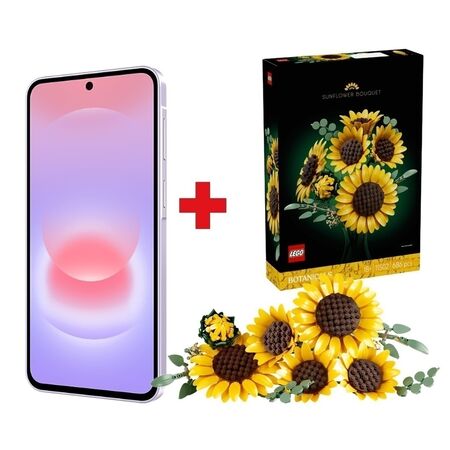Combo Dia de la Madre Celular Samsung A37 256/8GB Lavanda + Girasoles Lego 11502
