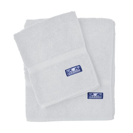 Juego Set de Toalla y Toallon Cannon 520g color blanco