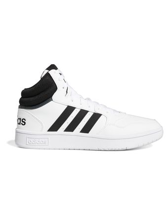 Zapatillas Adidas Hoops 3.0 Mid Unisex Moda Blanco