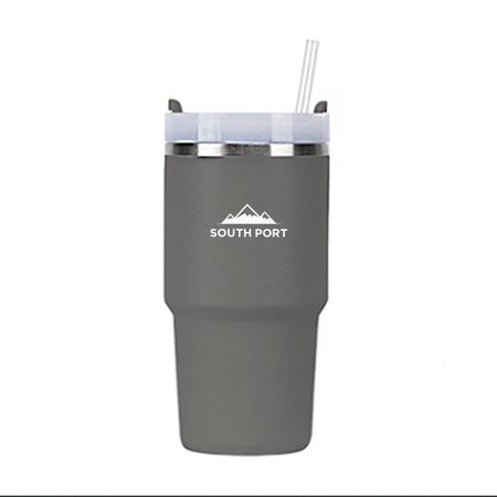 Vaso Térmico Gris South Port by Gadnic 590ML Frío Calor con Tapa Hermética