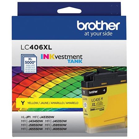 Cartucho Tinta Brother LC406XLYS Amarillo XL