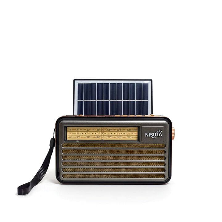 RADIO NISUTA VINTAGE AM/FM MP3 BT AUX (C:MARRÓN NSRV22S) - Vista 1
