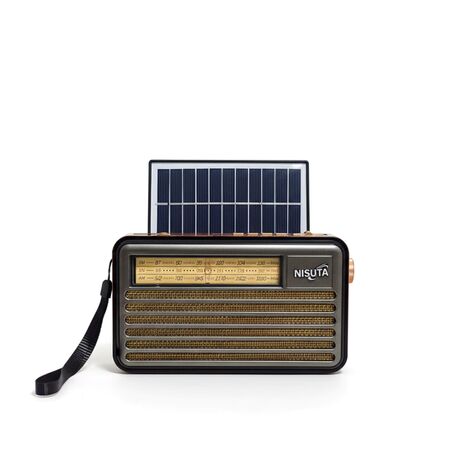RADIO NISUTA VINTAGE AM/FM MP3 BT AUX (C:MARRÓN NSRV22S)