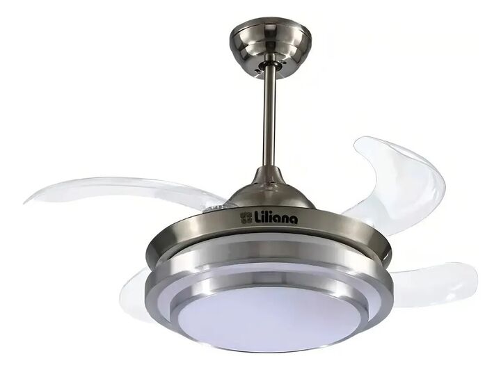 Ventilador Techo Liliana Vtha604 4 Palas 6 Velocidades Led 1.06 M - Vista 1