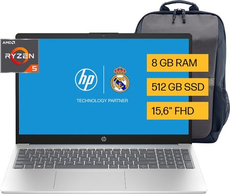 Notebook Con Mochila Hp R5 15-fc0251la 512SSD W11