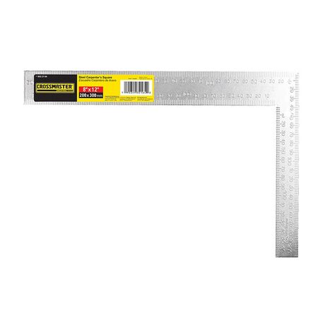 Escuadra Carpintero Crossmaster Acero 200x300 mm