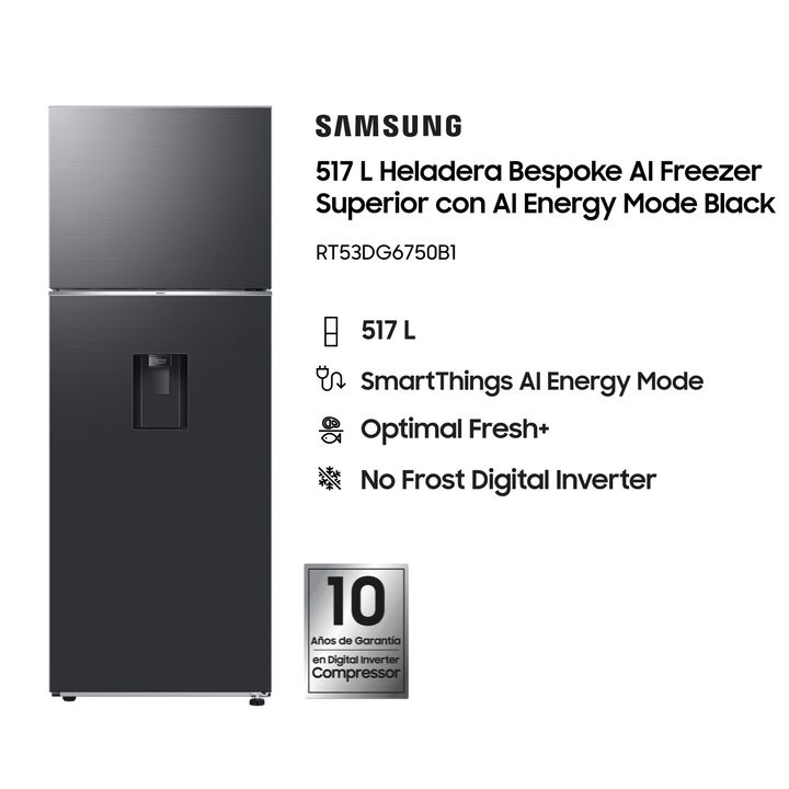 Heladera Samsung RT53DG6750B1BG 536L Black - Vista 1