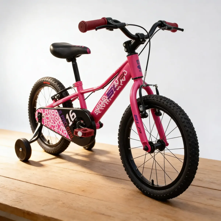 Bicicleta Infantil Rodado 16'' Slp 5 Pro Girl 2026 C/ Ruedas Fucsia - Vista 3