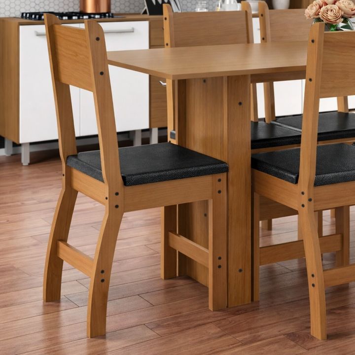 Sillas de Comedor X Milano Roble y Negro - Vista 4