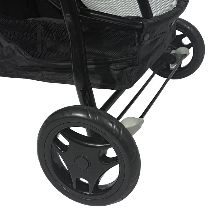 Cochecito Jogger Breeze 3 ruedas gris Infanti - Vista 9