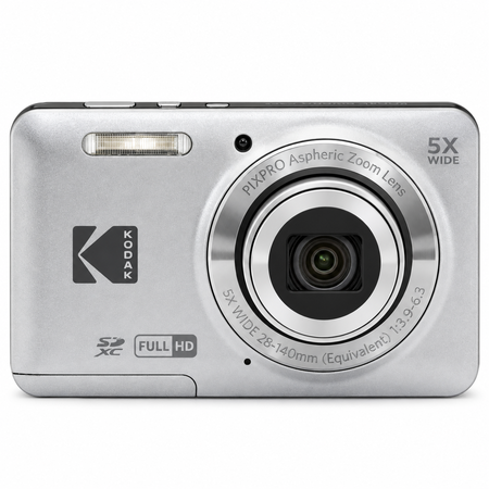 Camara Digital Kodak Pixpro FZ55 16MP Zoom Optico 5x Full HD Silver