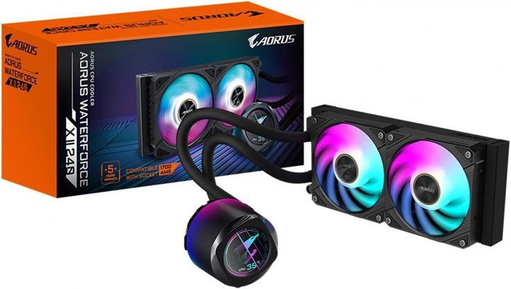 WATER COOLER GIGABYTE AORUS WATERFORCE X II 240 - Vista 1