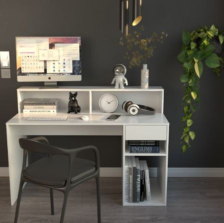 Escritorio Linea Home C/ Repisa Y 1caj 3049 Everest Tables