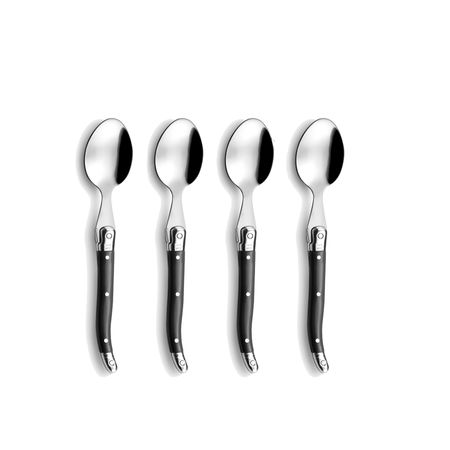 Set x 4 Cucharas Postre Lou Laguiole Acero Inoxidable Amefa  