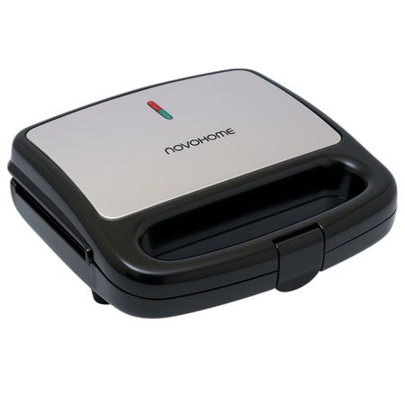 Sandwichera Grill Novohome SM400G Acero Inox. Antiadherente