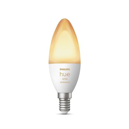 Lampara LED Vela Philips Hue E14 Blanca 5.2W