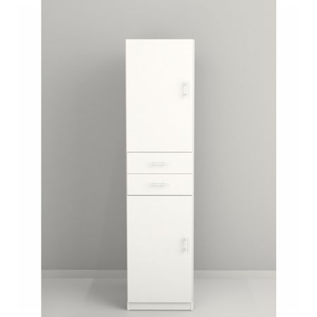 Organizador Multifunción 2 Puertas y 2 Cajones Tables Blanco Cod: 3051 