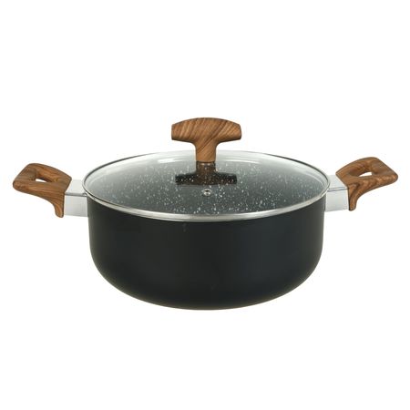 Cacerola Olla 24 cm revestido interior Ceramica Antiadherente Ethno Aston