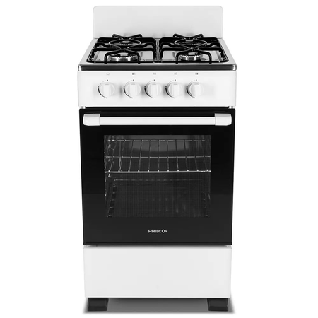 Cocina Philco Multigas 50cm Blanca Mesa Inoxidable PHCN50B