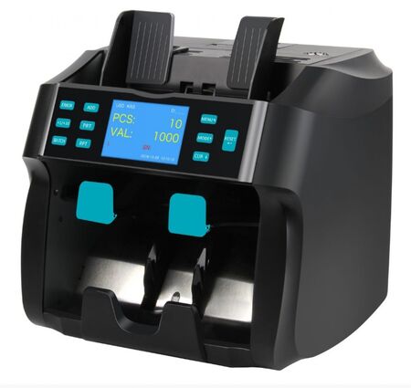 CONTADORA Y CLASIFICADORA DE BILLETESOXXEN CL-T3030U DOS BANDEJAS 2 SENSORES
