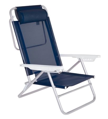 Reposera de Aluminio Plegable 6 Posiciones Mor Summer 120Kg
