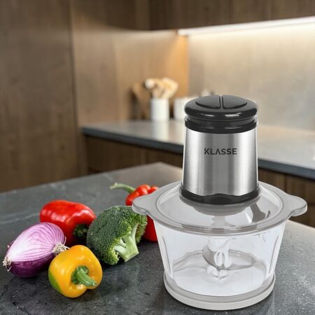 Picador Eléctrico de Alimentos Klasse 300 W Bowl de Vidrio 1,8 L (KS4100)