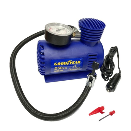 Compresor Portatil de Inflado Rapido 12V Good Year GY-901763