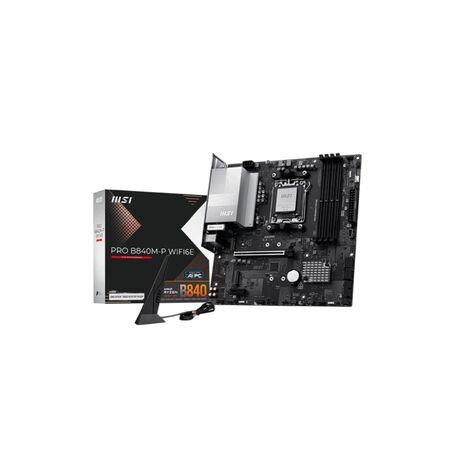 Mother MSI PRO B840M-P WIFI6E DDR5 AM5 (Serie 7000|8000|9000)