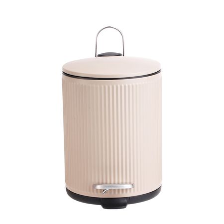 Recipiente Tacho De Basura Acanalado A Pedal 12 Lts - Suka