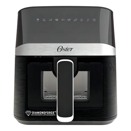 Freidora De Aire Digital Oster Ckstaf40wddf 4l Color Negro Negro