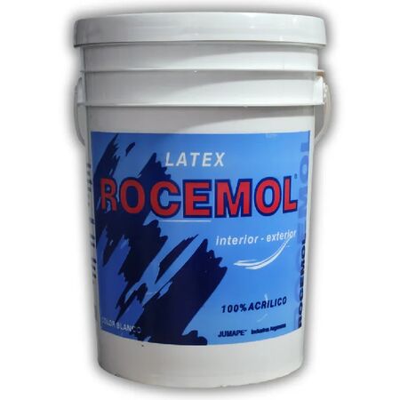 Pintura Impermeabilizante Rocemol Latex Interior Exterior 20 Lts