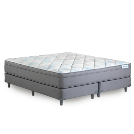 Colchón y Sommier Simmons BeautySleep Pocket 2 Plazas Queen 200x160
