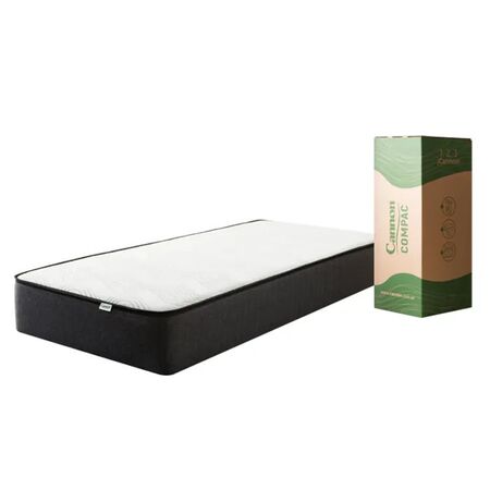 Colchon de Espuma Cannon Compac en Caja 1 Plaza 80x190cm 30kg/m3