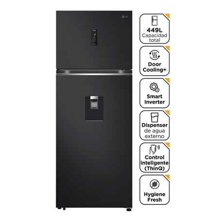 Heladera LG VT45APMC 449L Top Freezer Door Cooling Smart Inverter WiFi