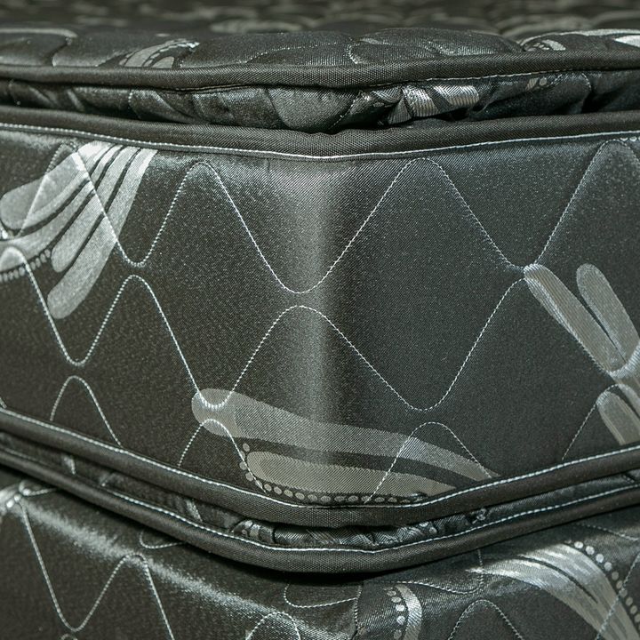 Sommier y Colchon Maxiking Brisas 1 Plaza 80x190x30cm Espuma de Alta Densidad Doble Pillow de Jackard - Vista 7