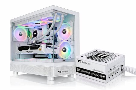Gabinete C/Fuente View 270 + 750w 80 Plus Gold (White Edition)